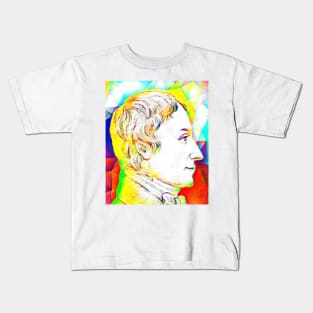 Anders Gustaf Ekeberg Colourful Portrait | Anders Gustaf Ekeberg Artwork 11 Kids T-Shirt